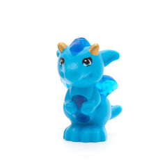 LEGO 26090pb05 - Drache (Elves, Baby with Molded Trans-Dark Blue Stomach, Dark Azure) - Rayne