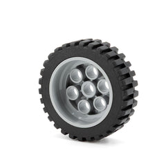 LEGO 2695c01 - Rad 30mm x 13mm mit schwarzem Reifen 13 x 24 (2695 / 2696)