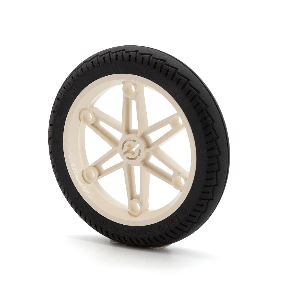 LEGO 2903c02 - Rad 61.6mm x 13.6mm Motorrad, mit schwarzem Reifen 81.6 x 14.2 (42903 / 6596)
