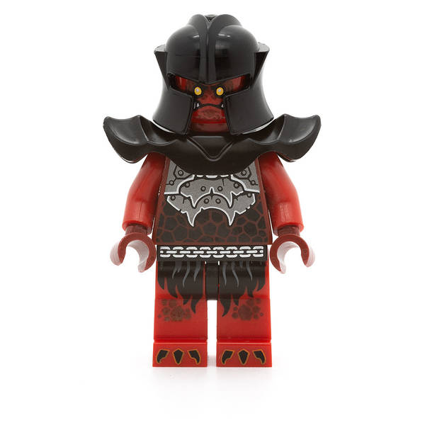 LEGO nex043 - Crust Smasher (Armored Chest, Red Legs, Black Shoulder Pads Armor)