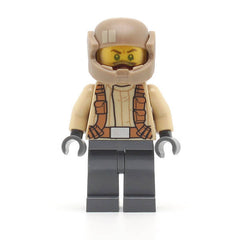 LEGO sw0696 - Resistance Trooper Tan Jacket, Moustache
