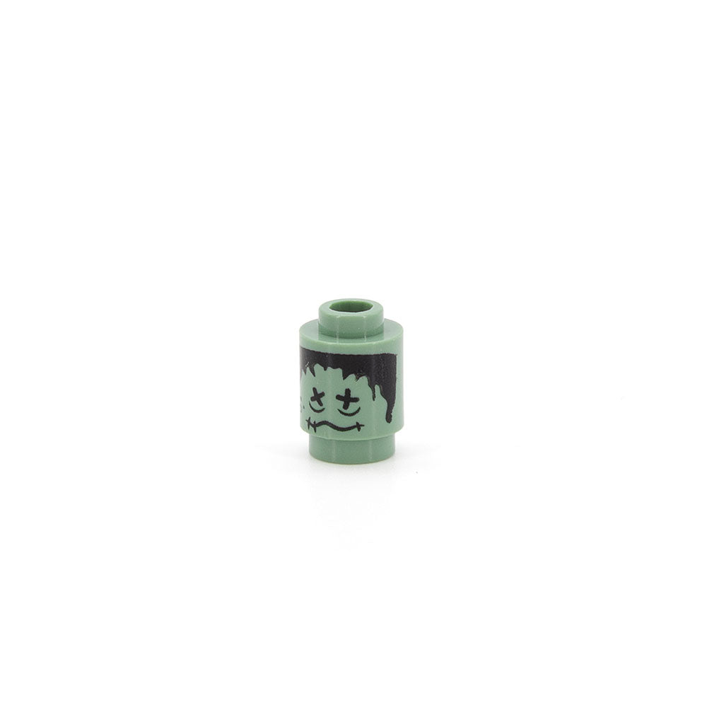LEGO 3062pb036 - Schrumpfkopf Brick - sand green (Harry Potter, Fahrender Ritter)