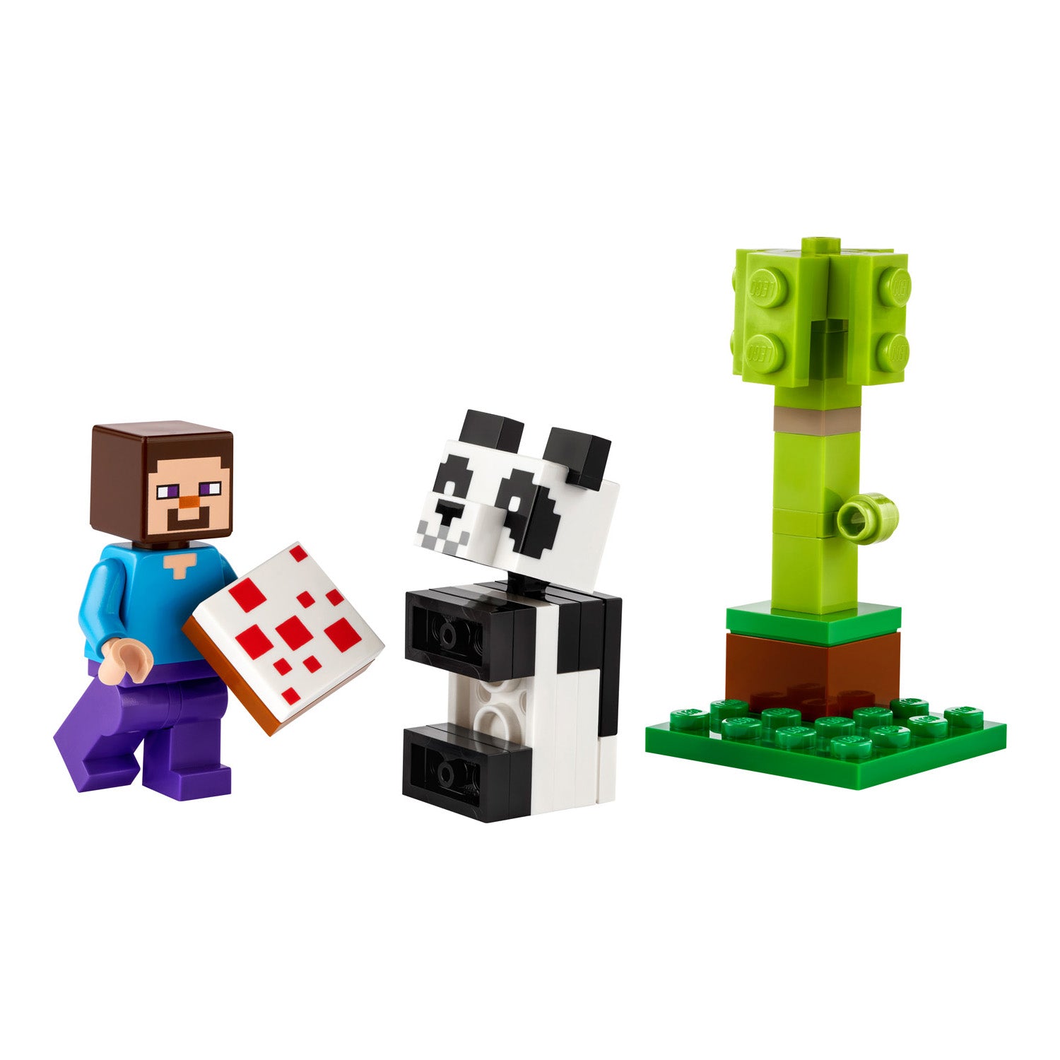 NEU - LEGO Minecraft (30672) Steve mit Baby-Panda | Steve and Baby Panda (Polybag)