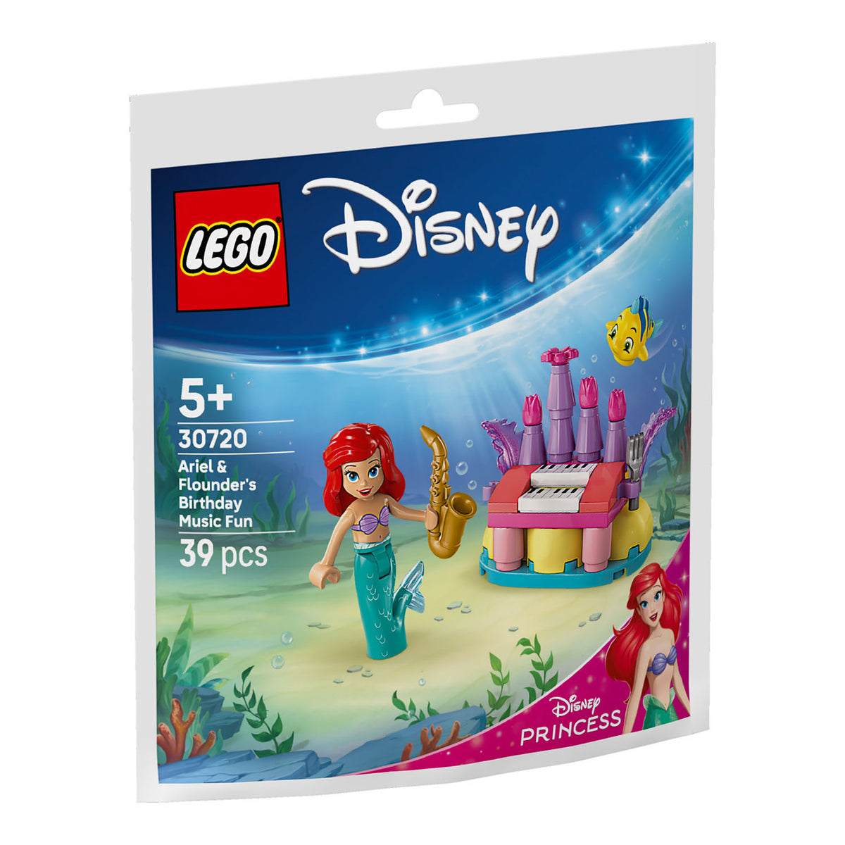 NEU - LEGO Disney (30720) Arielles & Fabius' Geburtstagsmusikspass (Polybag/Paperbag)