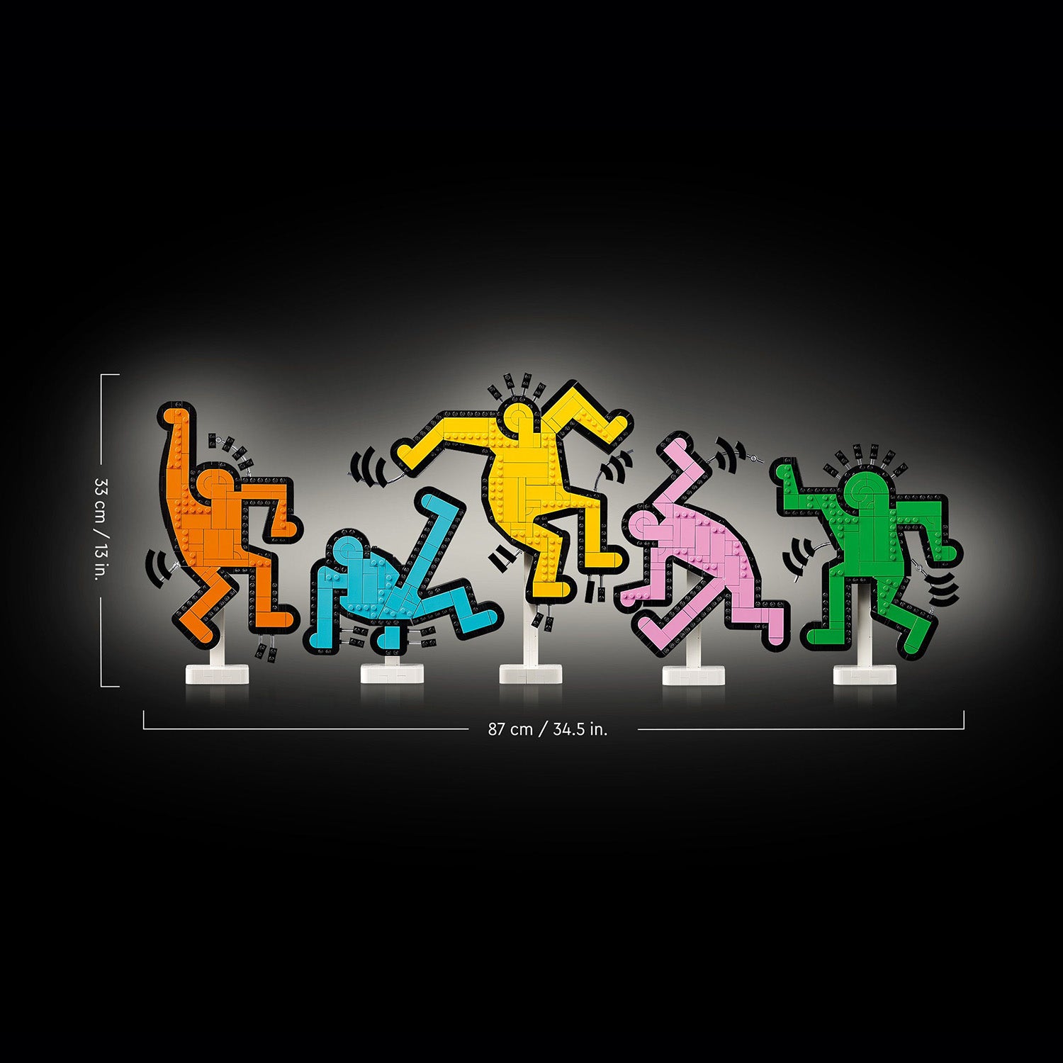 NEU - LEGO Art (31216) - Keith Haring – Tanzende Figuren