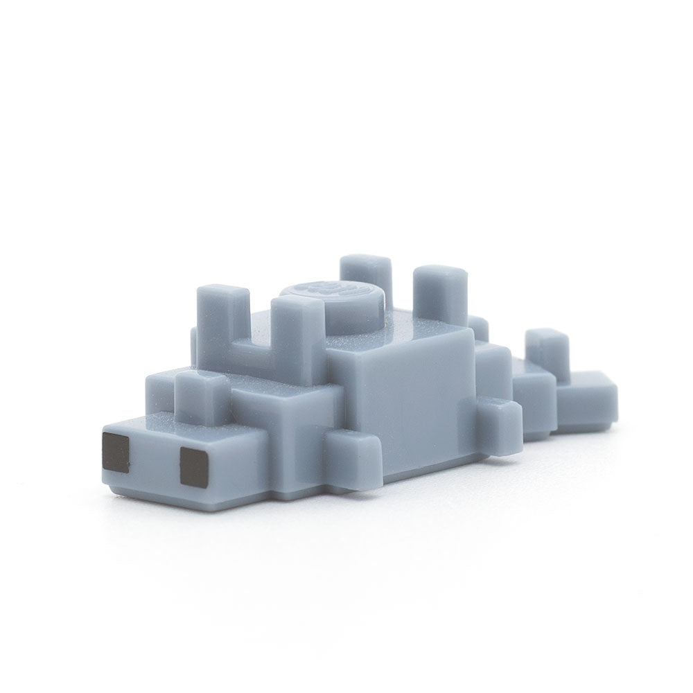 LEGO 36846pb01 - Minecraft Silberfisch (2 Black Squares Pattern, Sand Blue)