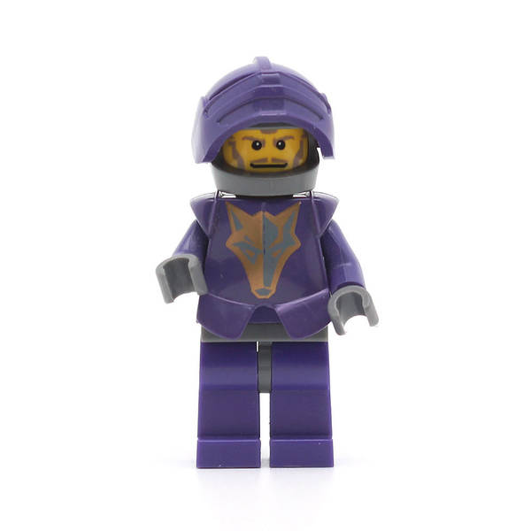 LEGO cas269 - Knights Kingdom II (Danju with Gold Pattern Armor, Dark Bluish Gray Hips and Helmet)