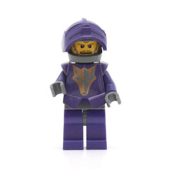 LEGO cas269 - Knights Kingdom II (Danju with Gold Pattern Armor, Dark Bluish Gray Hips and Helmet)