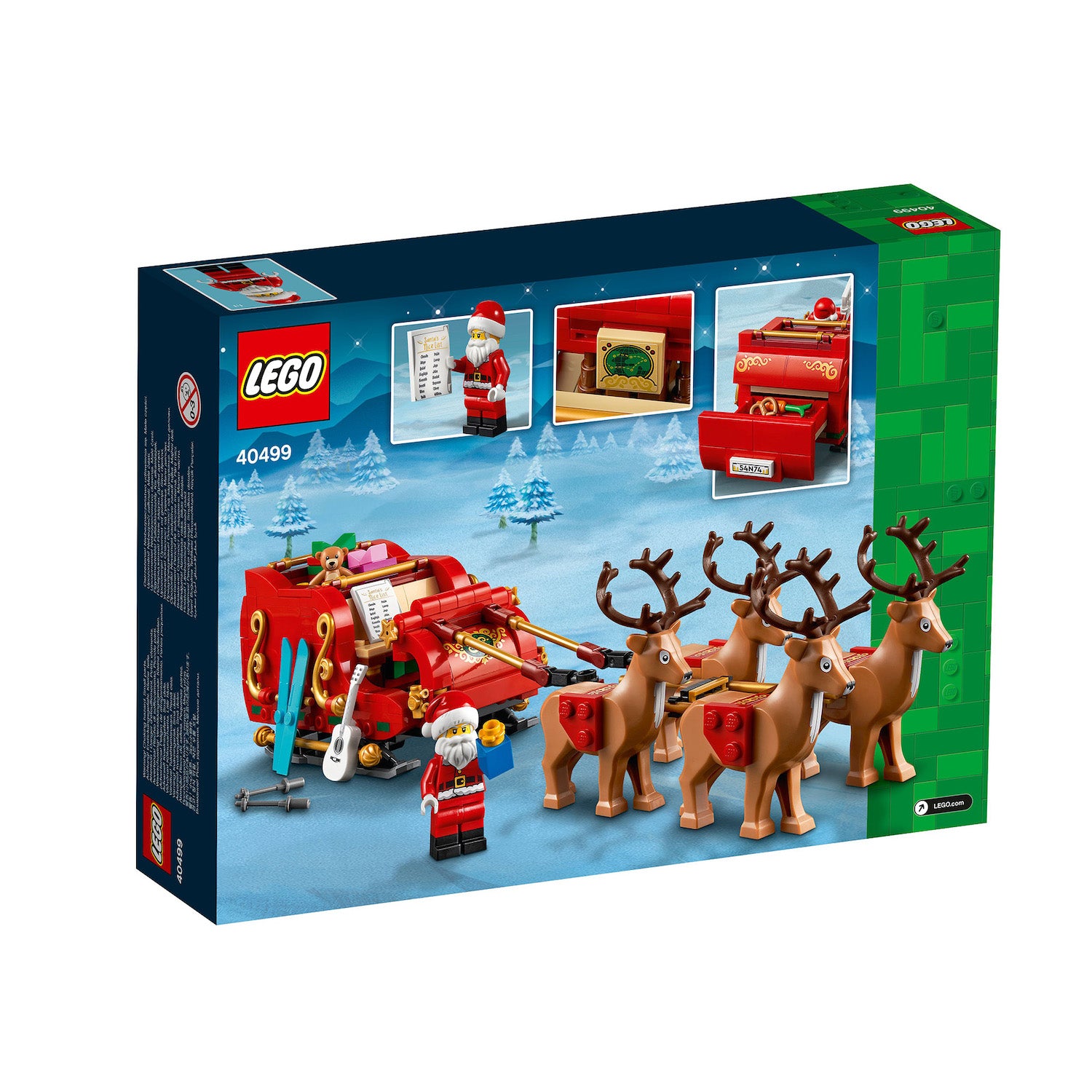 NEU - LEGO Holiday & Events (40499) Schlitten des Weihnachtsmanns | Santa's Sleigh