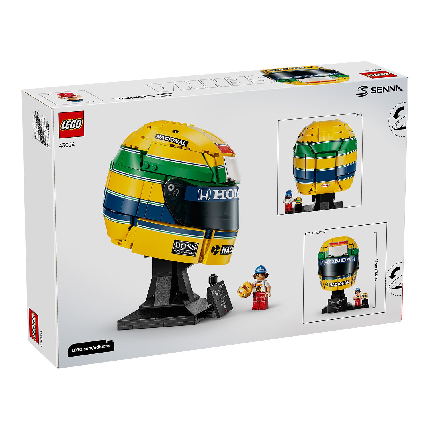 LEGO Editions 43024 Ayrton Senna Helm - Bild 2
