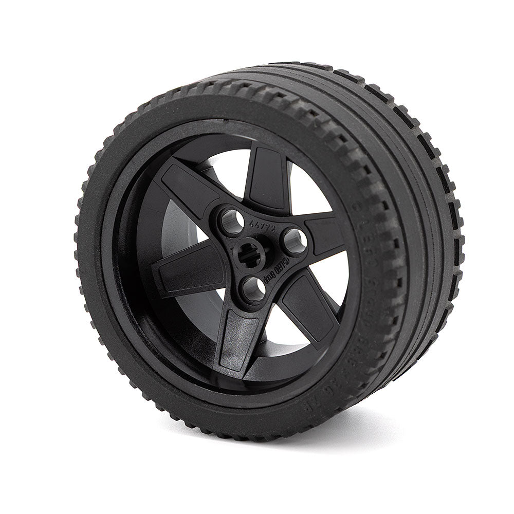 LEGO 44772c01 - Rad (Technic) 56mm x 34mm, 3 Pin Holes mit schwarzem Reifen 68.8 x 36 Z(44772 / 44771)