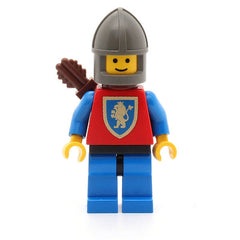 LEGO cas113a - Crusader Lion (Blue Legs with Black Hips, Dark Gray Chin-Guard, Quiver)