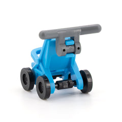 LEGO 5491c01 - Minifigure, Utensil Stroller / Baby Carriage with Black Wheels and Dark Bluish Gray Handlebars (5491 / 2496 / 30031)