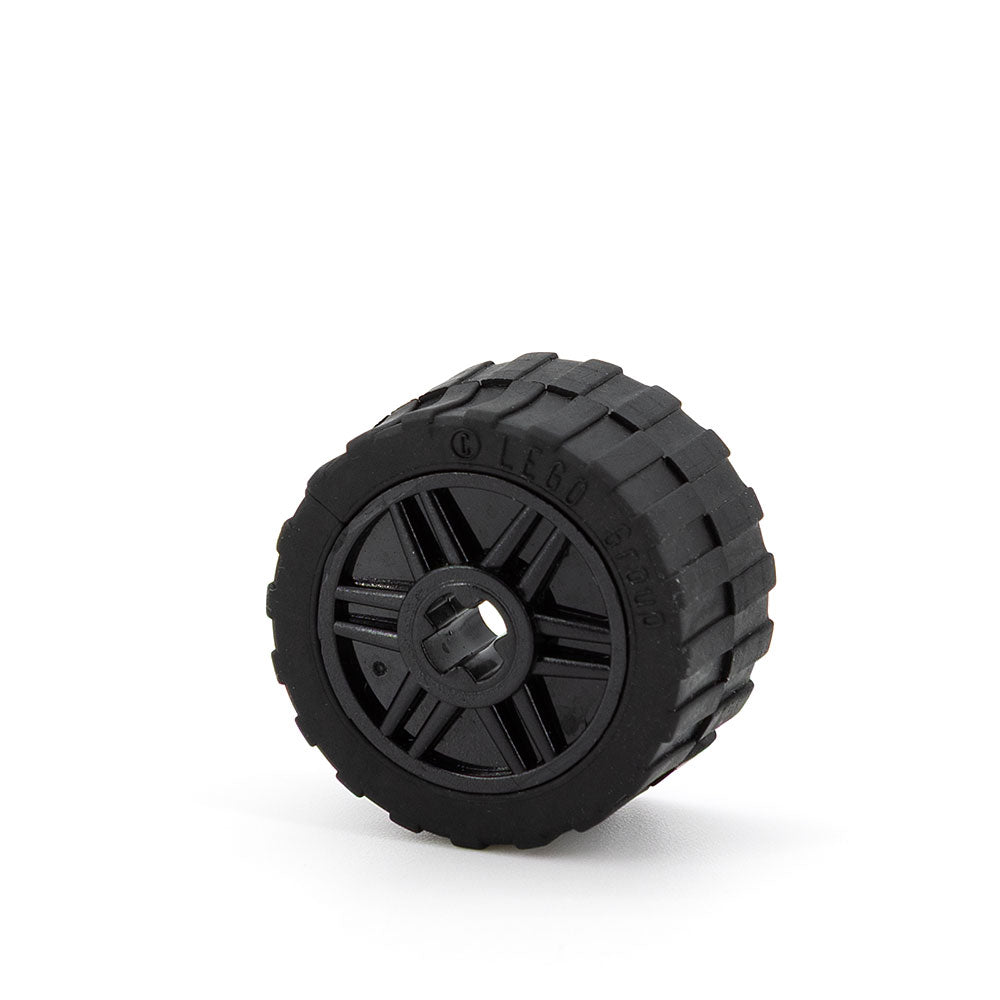 LEGO 55982c06 - Rad 18mm x 14mm mit Axle Hole mit schwarzem Reifen 24 x 14 mit flachem Profil(55982 / 89201)