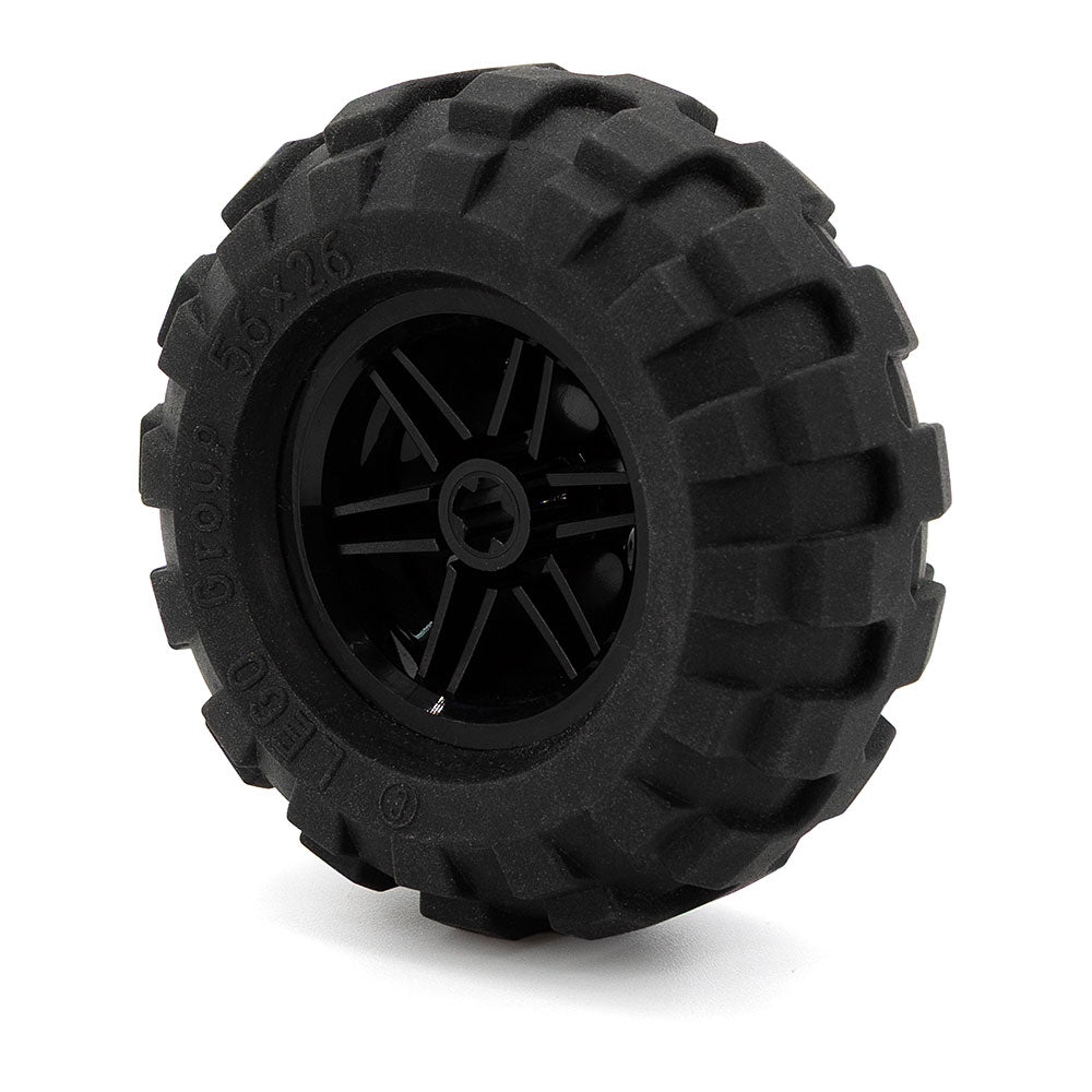 LEGO 56145c02 - Rad 30.4mm x 20mm mit schwarzem Reifen 56 x 26 Balloon (56145 / 55976)