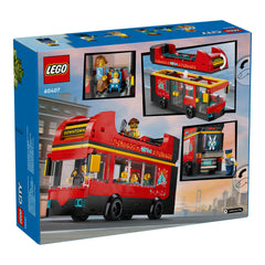 NEU - LEGO City (60407) Doppeldeckerbus | Red Double-Decker Sightseeing Bus