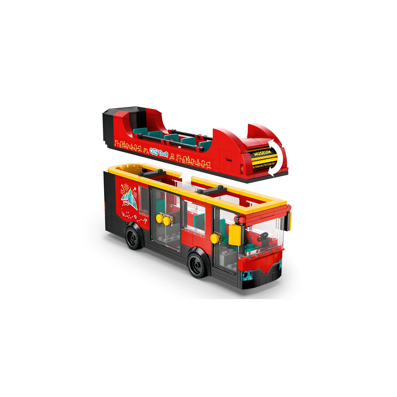 NEU - LEGO City (60407) Doppeldeckerbus | Red Double-Decker Sightseeing Bus