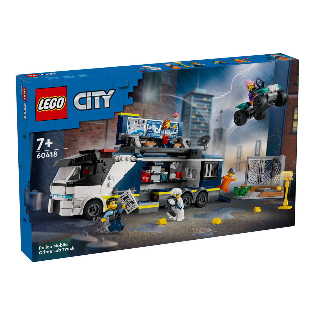 NEU - LEGO City (60418) Polizeitruck mit Labor | Police Mobile Crime Lab Truck