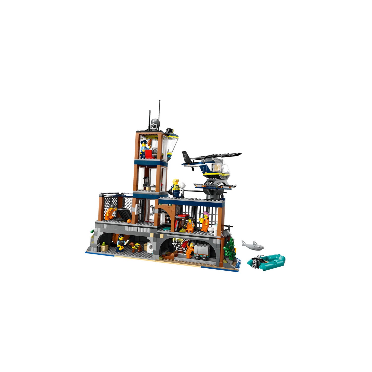 NEU - LEGO City (60419) Polizeistation auf der Gefängnisinsel | Police Prison Island