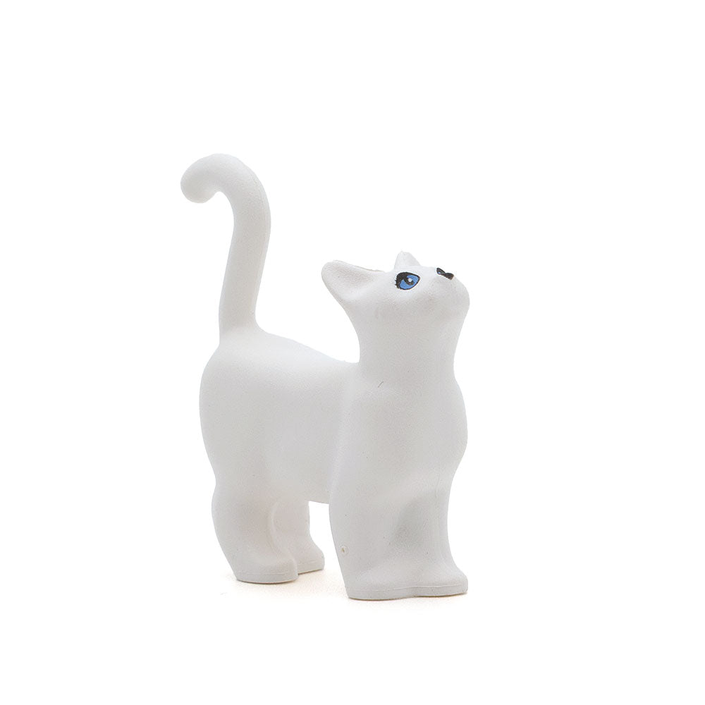 LEGO 6175px1 - Katze (Standing with Blue Eyes and Black Nose Pattern, White)