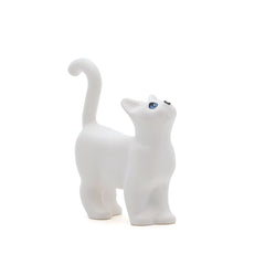 LEGO 6175px1 - Katze (Standing with Blue Eyes and Black Nose Pattern, White)