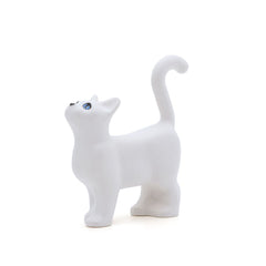 LEGO 6175px1 - Katze (Standing with Blue Eyes and Black Nose Pattern, White)