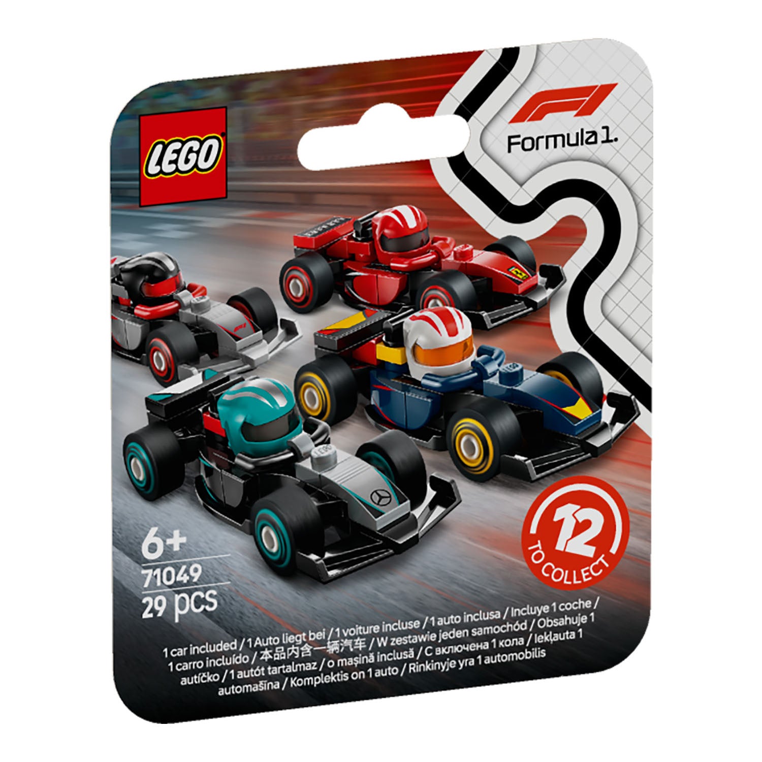 NEU - LEGO Collectable Minifigures F1® Rennwagen zum Sammeln (71049) Box of 36 LEGO Minifiguren