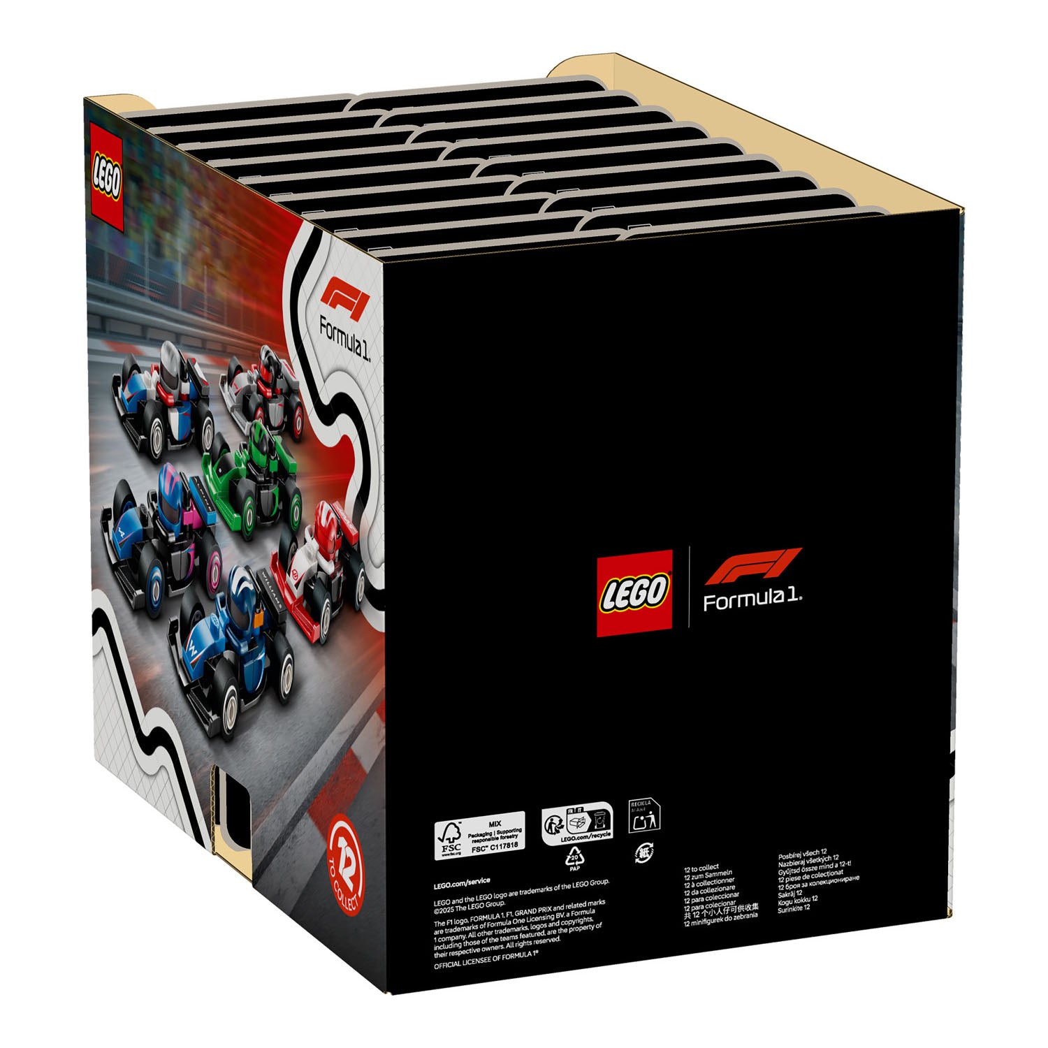 NEU - LEGO Collectable Minifigures F1® Rennwagen zum Sammeln (71049) Box of 36 LEGO Minifiguren