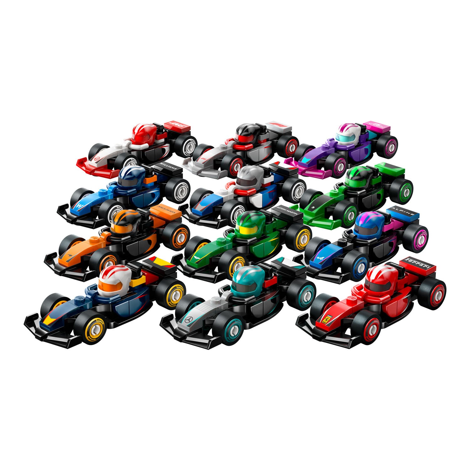 NEU - LEGO Collectable Minifigures F1® Rennwagen zum Sammeln (71049) Box of 36 LEGO Minifiguren