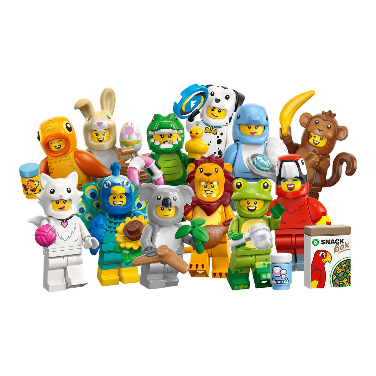 NEU - LEGO Collectable Minifigures (71051) Serie 28: Tiere | Komplettsatz 12 Figuren