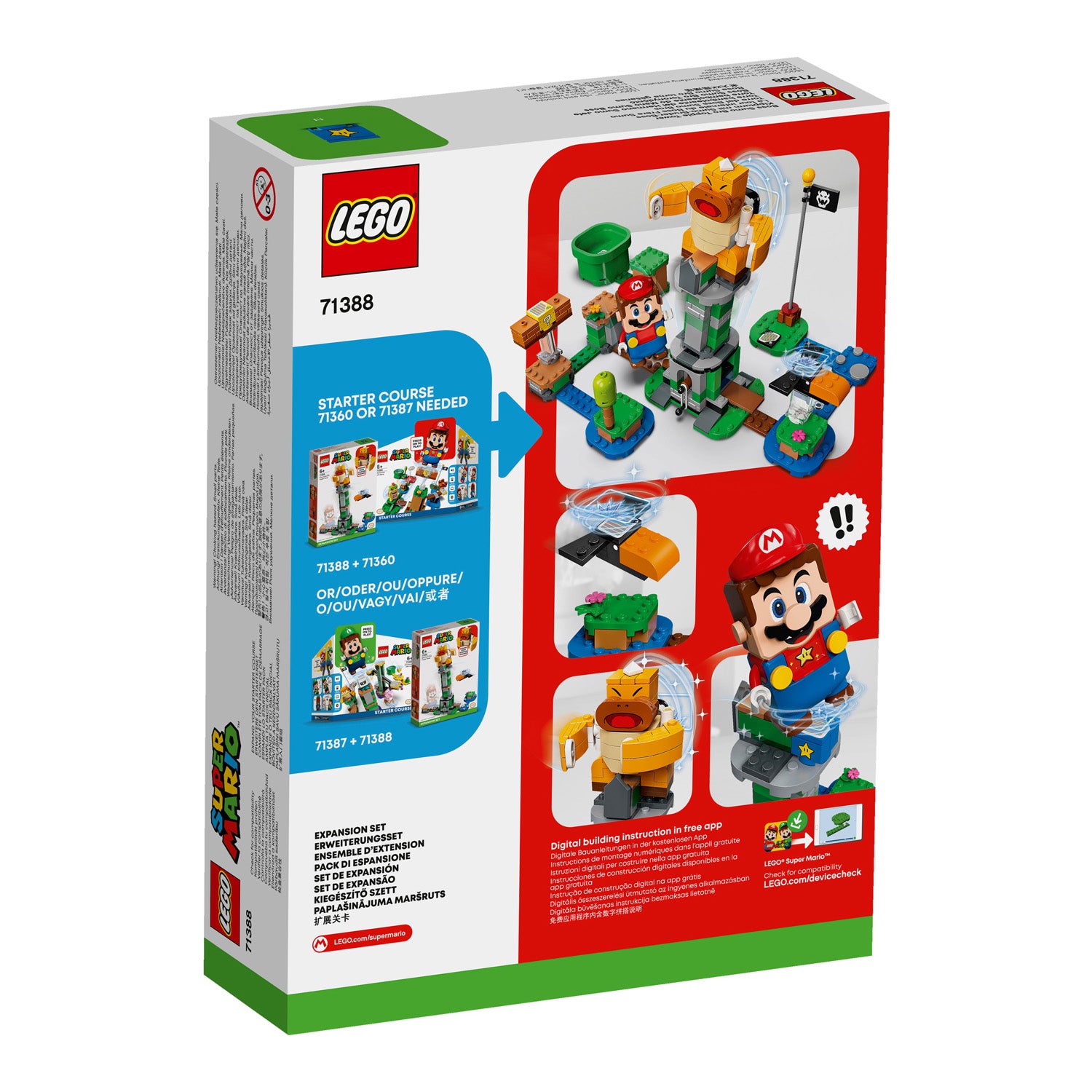 NEU - LEGO Super Mario (71388) Kippturm mit Sumo-Bruder-Boss (Erweiterungsset)