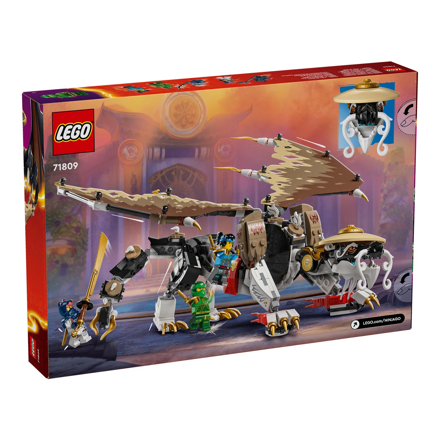 NEU - LEGO Ninjago (71809) Egalt der Meisterdrache | Egalt the Master Dragon