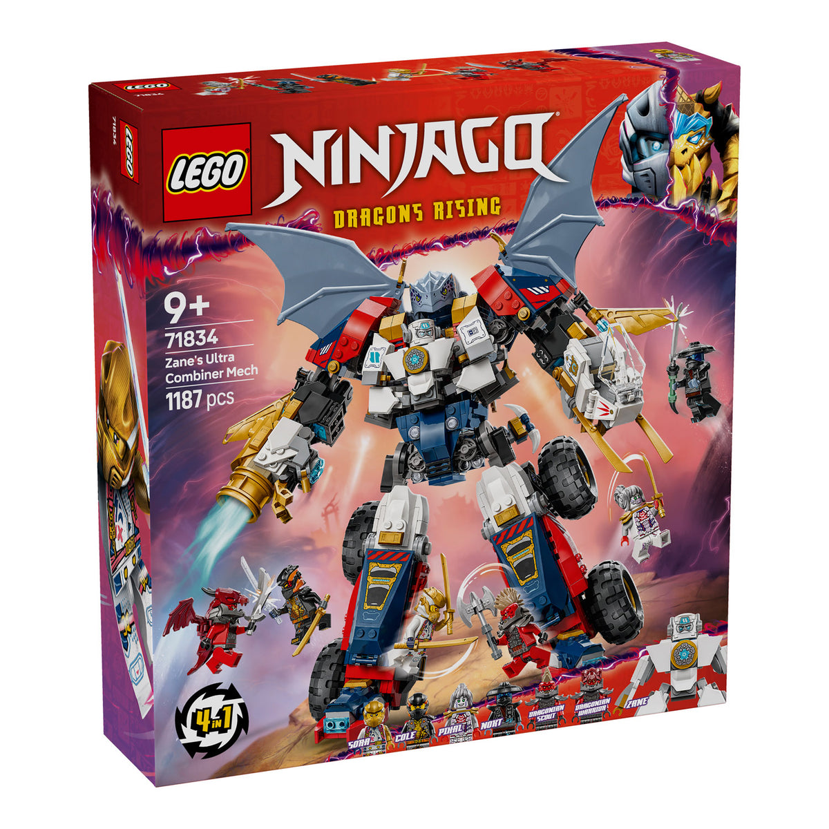 NEU - LEGO Ninjago (71834) - Zanes Ultra-Kombi-Mech | Zane's Ultra Combiner Mech
