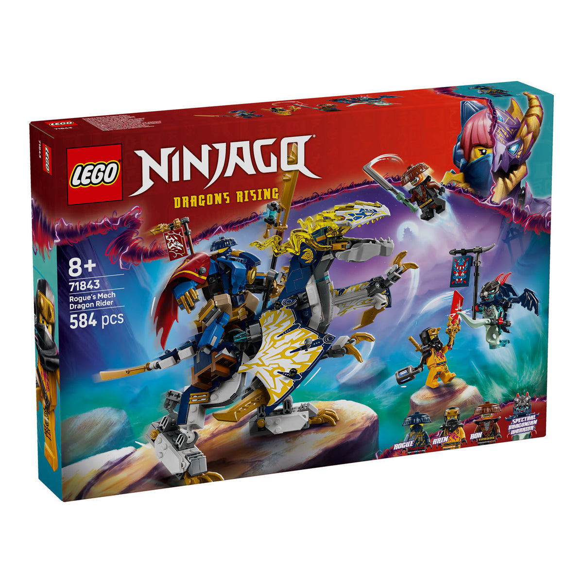 NEU - LEGO NINJAGO (71843) Rogues Mech-Drachenreiter