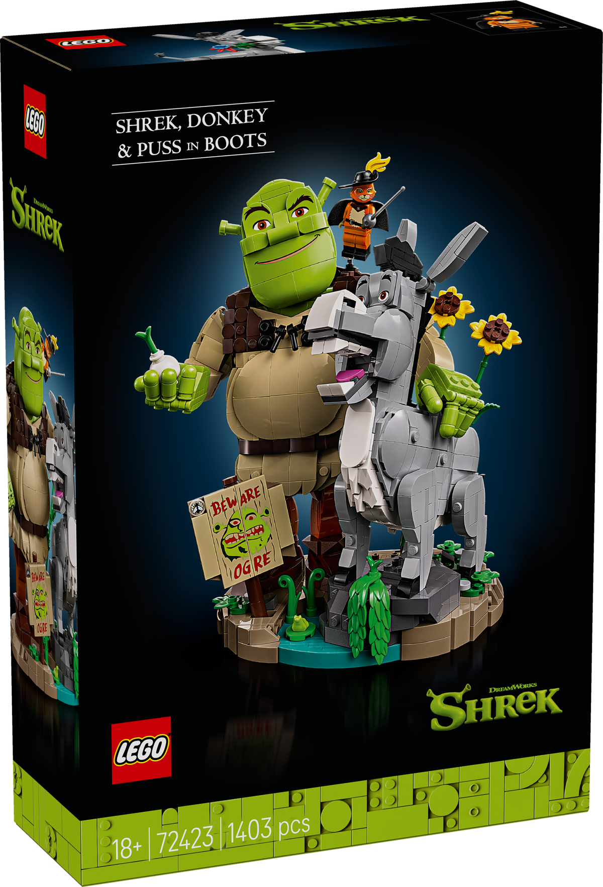 NEU - LEGO Shrek (72423) Shrek, Esel und Der Gestiefelte Kater