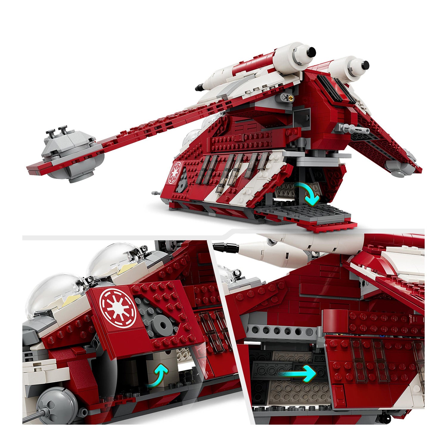 NEU - LEGO STAR WARS (75354) Gunship™ der Coruscant-Wachen | Coruscant Guard Gunship™