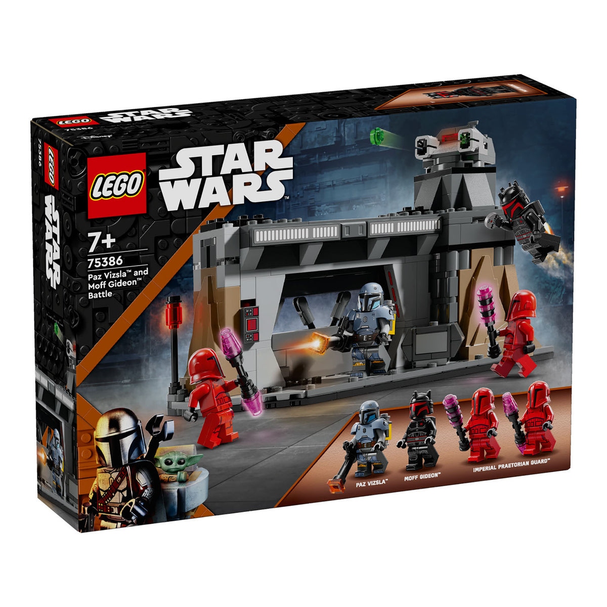 NEU - LEGO Star Wars (75386) Duell zwischen Paz Vizsla™ und Moff Gideon™ | Paz Vizsla™ and Moff Gideon™ Battle