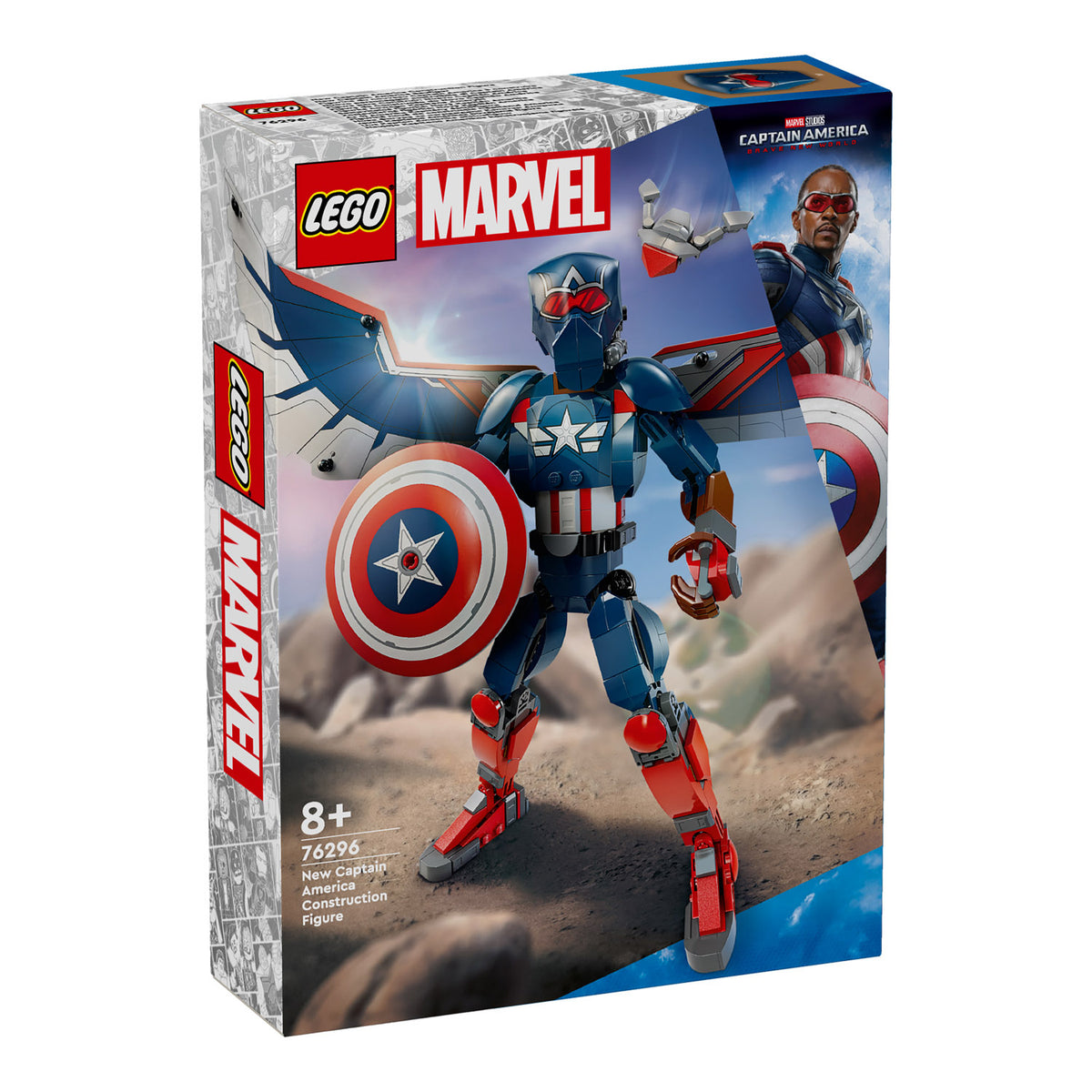 NEU - LEGO Super Heroes (76296) New Captain America Baufigur