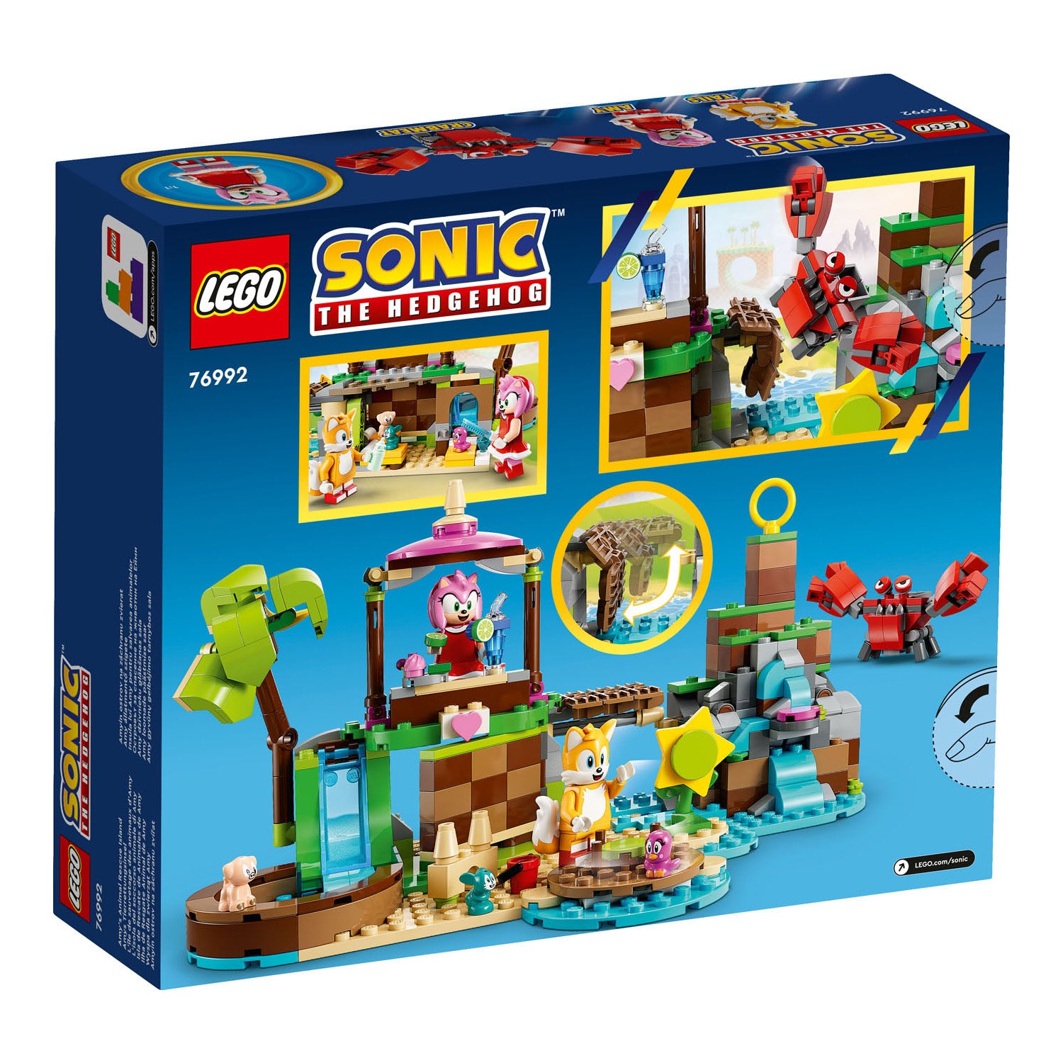 NEU - LEGO Sonic (76992) Amys Tierrettungsinsel