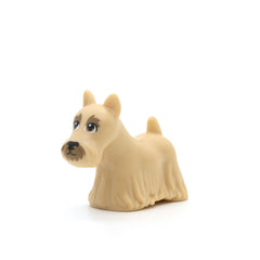 LEGO 83188pb02 - Hund (Terrier Scottish, Dark Tan Eyes, Eyebrows, and Muzzle and Black Nose Pattern, Tan)