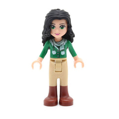 LEGO frnd180 - Friends Emma (Tan Riding Pants, Green Sweater with Scarf)
