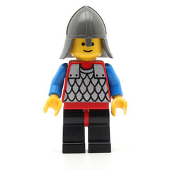 LEGO cas150 - Scale Mail (Red with Blue Arms, Black Legs with Red Hips, Dark Gray Neck-Protector)