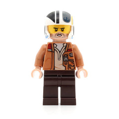 LEGO sw1145 - Poe Dameron (Medium Nougat Jacket, Helmet)