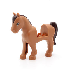 LEGO 93083c01pb05 - Pferd (Friends, Medium Nougat)