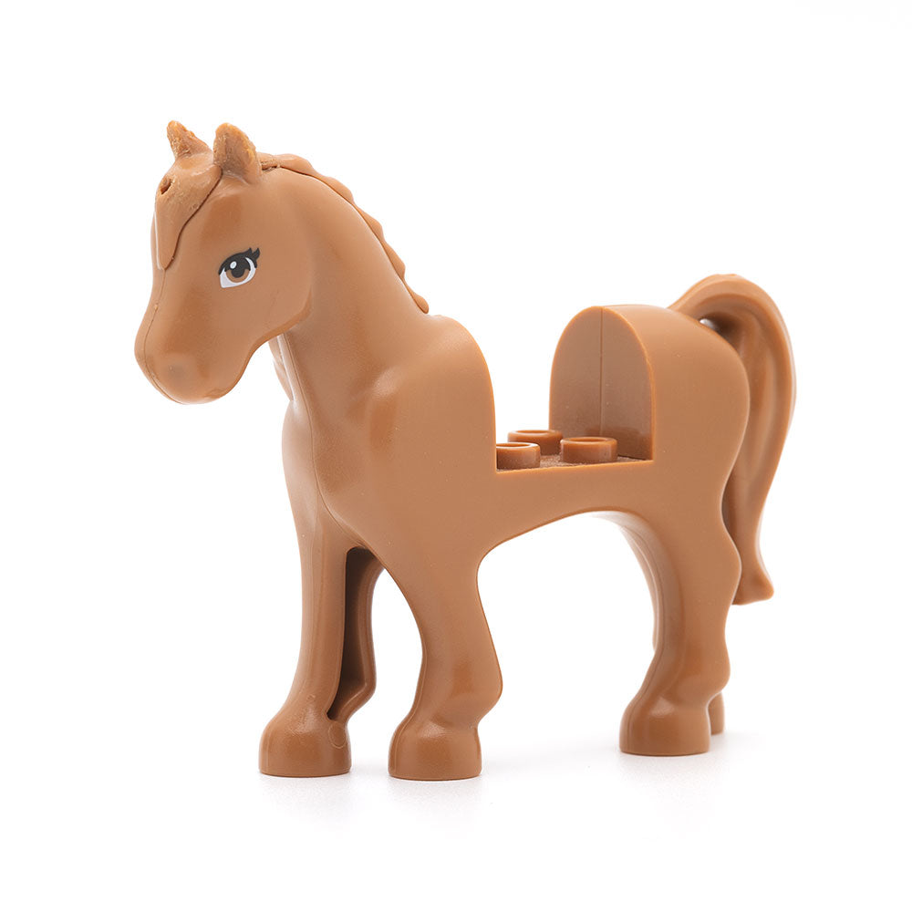 LEGO 93083c01pb16 - Pferd (Friends, medium nougat)