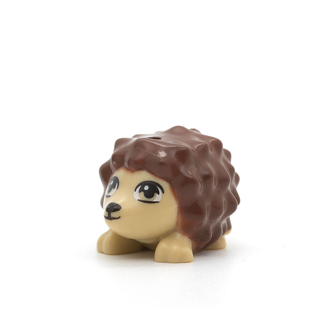 LEGO 98389pb01 - Igel (Friends with Black Eyes, Tan)