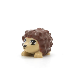 LEGO 98389pb01 - Igel (Friends with Black Eyes, Tan)