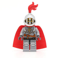 LEGO cas459 - Lion Knight (Kingdoms, Breastplate with Lion Head and Belt, Helmet with Fixed Grille, Cape)