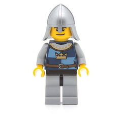 LEGO cas371 - Crown Knight Quarters (Helmet with Neck Protector, Dual Sided Head)