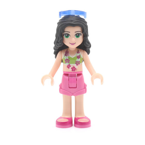 LEGO frnd204 - Friends Emma (Dark Pink Shorts, Lime Bikini Top, Sunglasses)